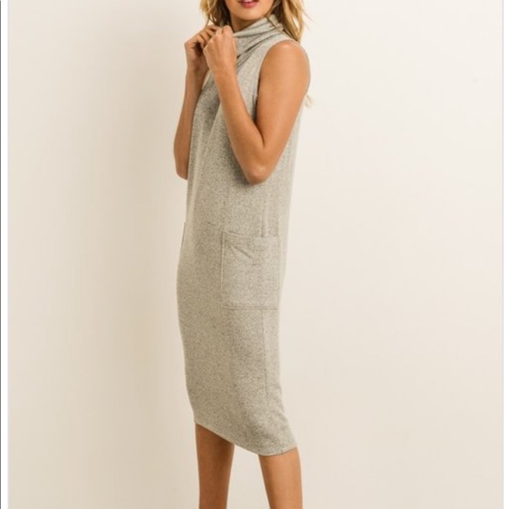 LAST TWO! Cowl Neck Sweater Dress